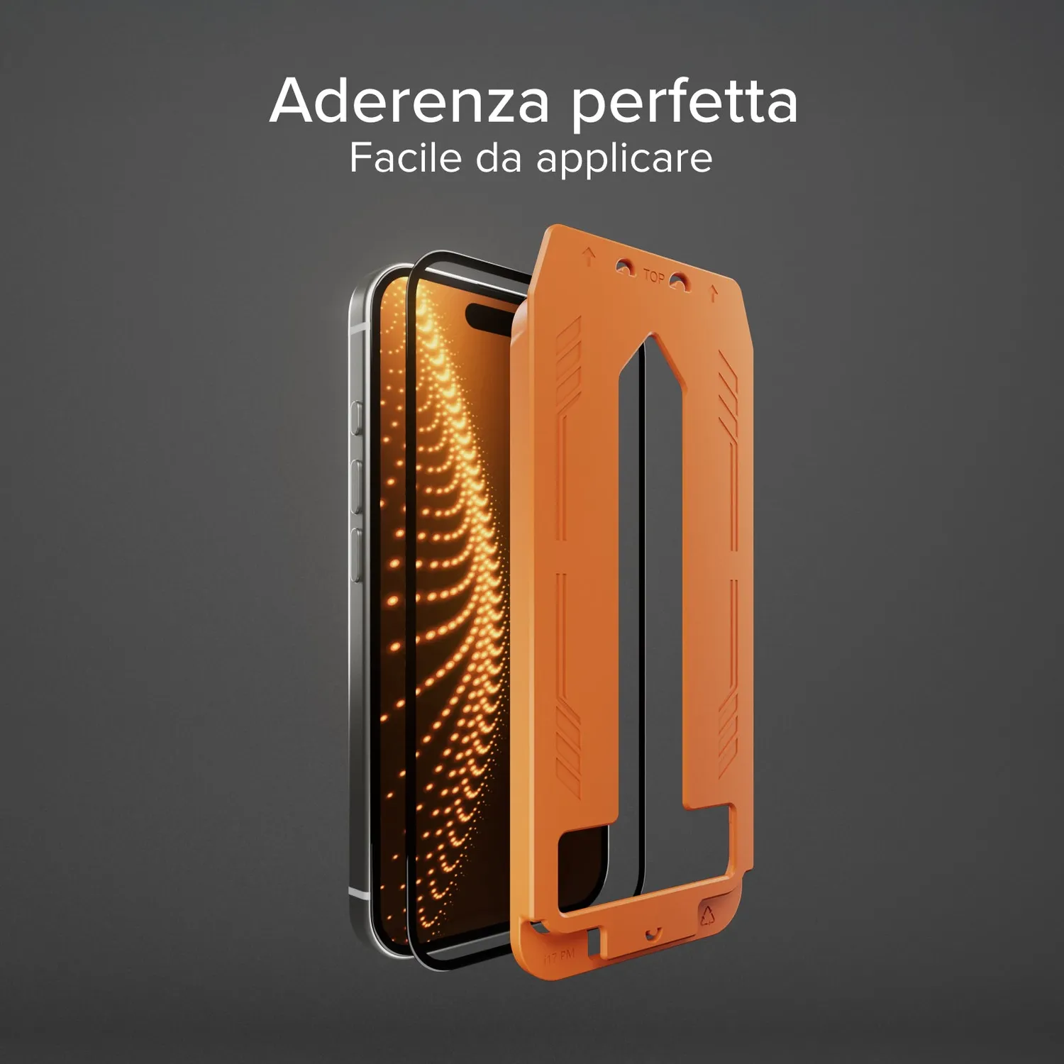 SBS D3O iPhone 17 Pro Max Panzerglas Schwarz stoßsicher