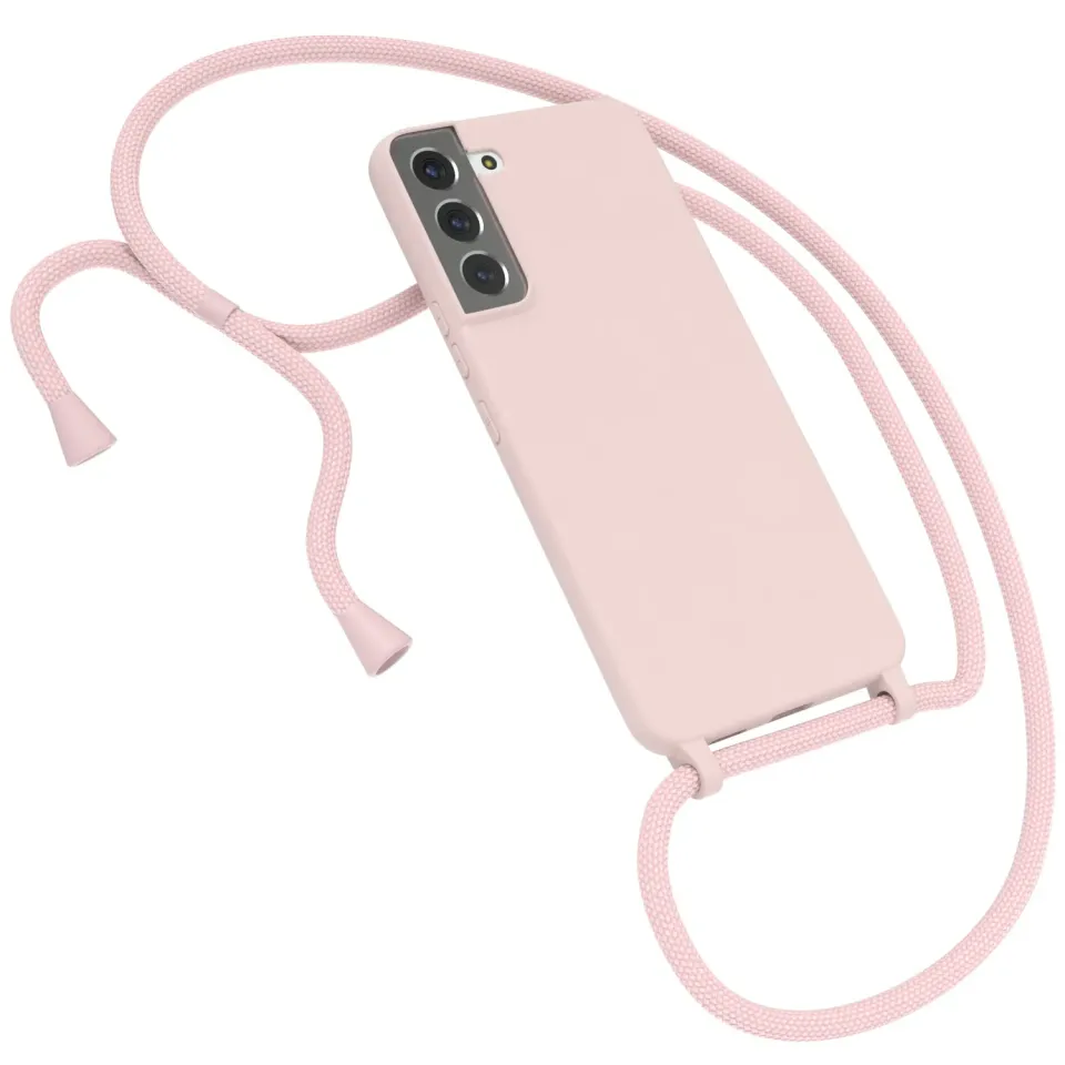 EAZY CASE Galaxy S22 Plus 5G Handykette Alt Rosa Silikon