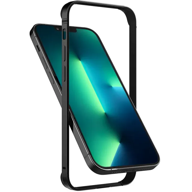 arktis AirZERO iPhone 13 mini Bumper Alu schwarz