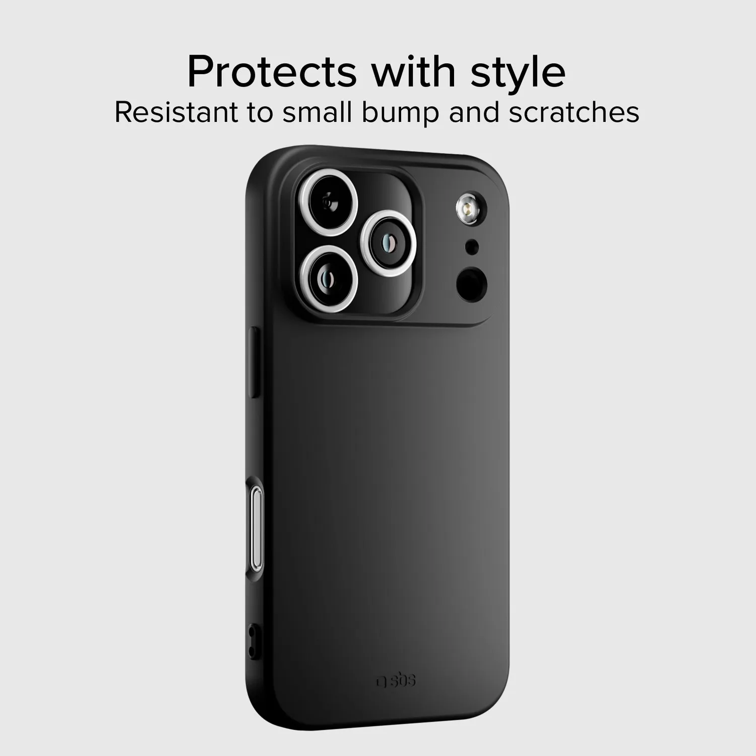 SBS Instinct iPhone 17 Pro Max Hülle Schwarz stoßfest