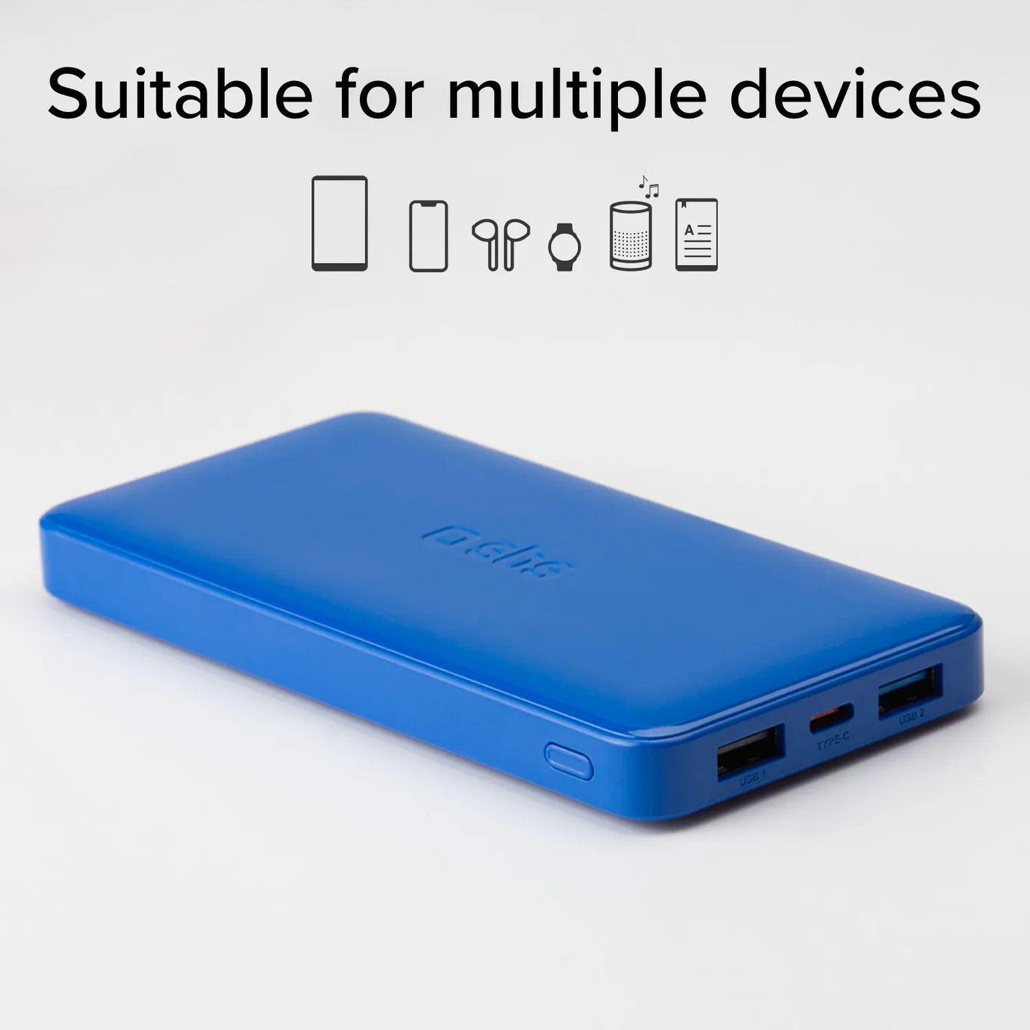 SBS 10000 mAh Powerbank extra slim Intelligent Charge