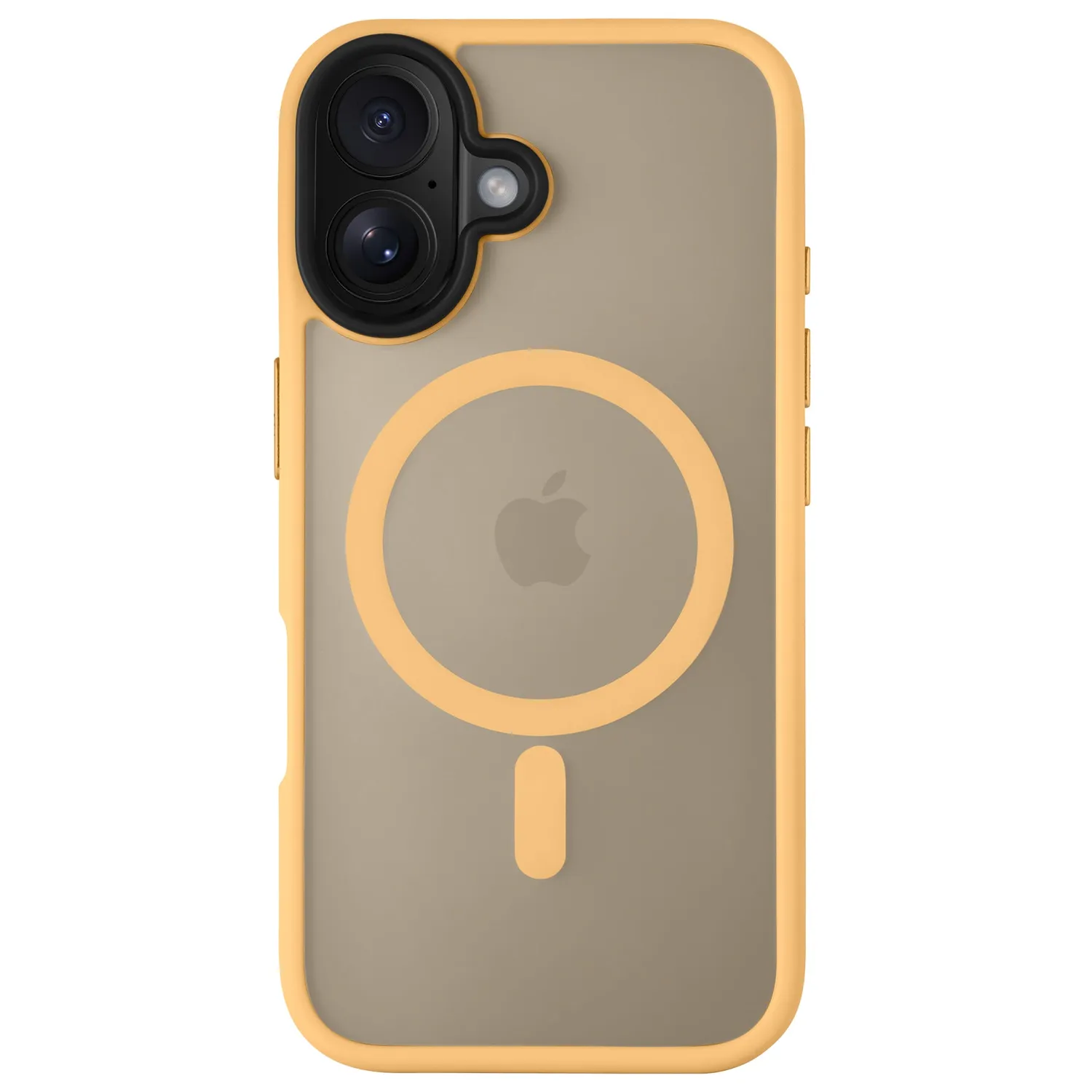 arktis Solid Case iPhone 16 Plus Hülle Aprikose matt