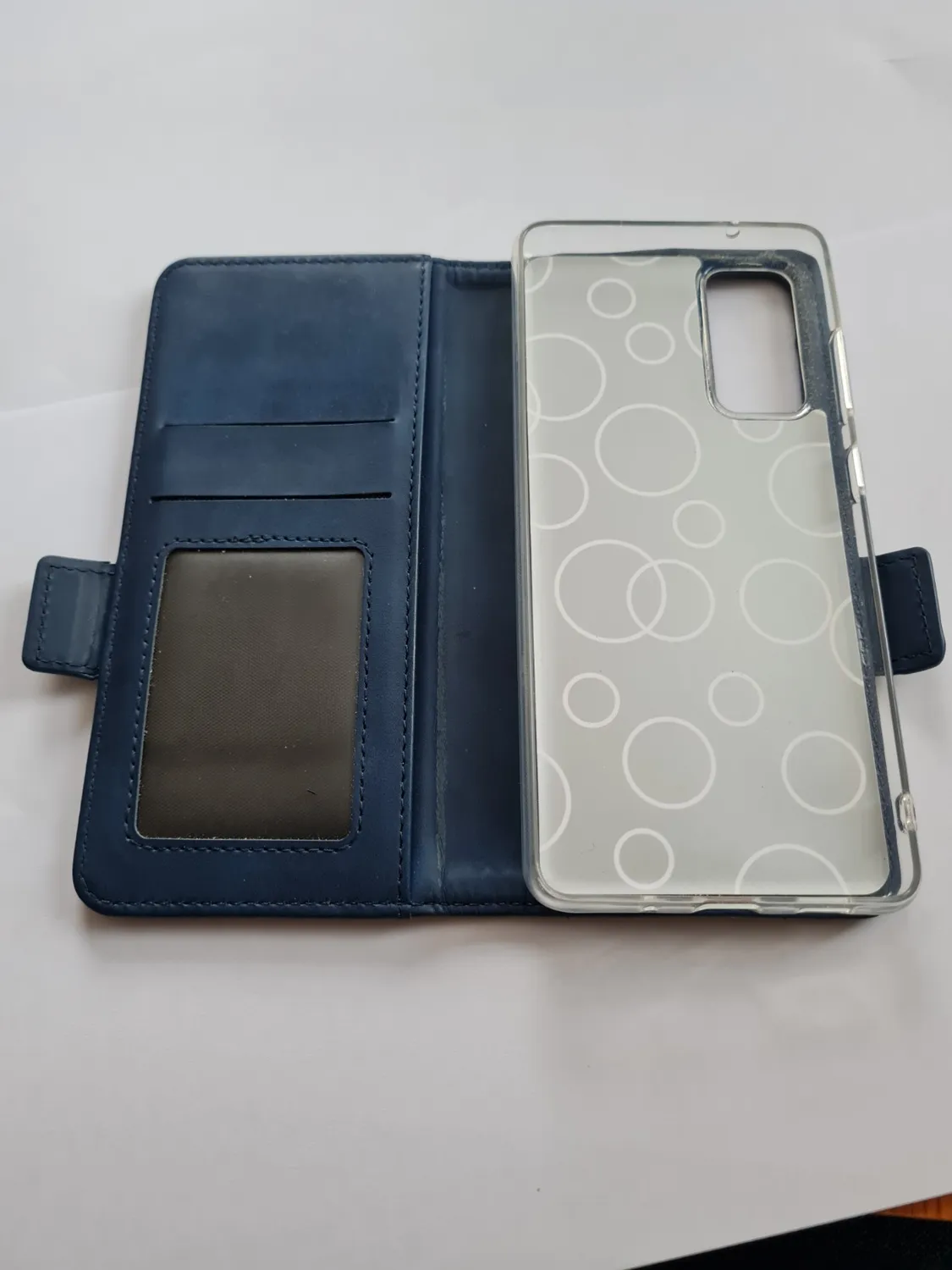YATWIN Samsung Galaxy S20 FE Klapphülle Schwarz Leder RFID