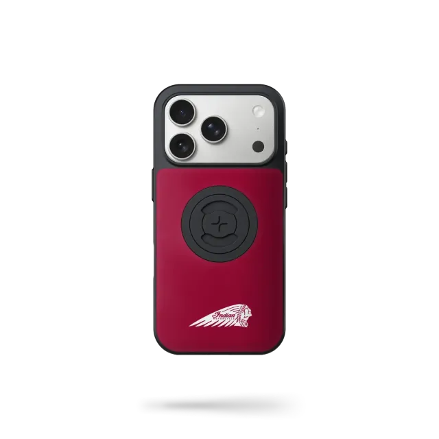 SP Connect Indian Motorcycle Handyhülle Headdress Red