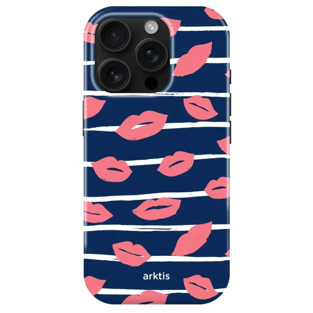 arktis iPhone 15 Pro Hülle Kisses Print schützend