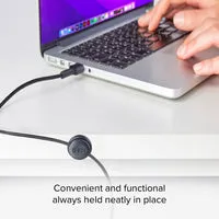 SBS USB auf USB-C Kabel mit Magnet-Halterung Gewebe