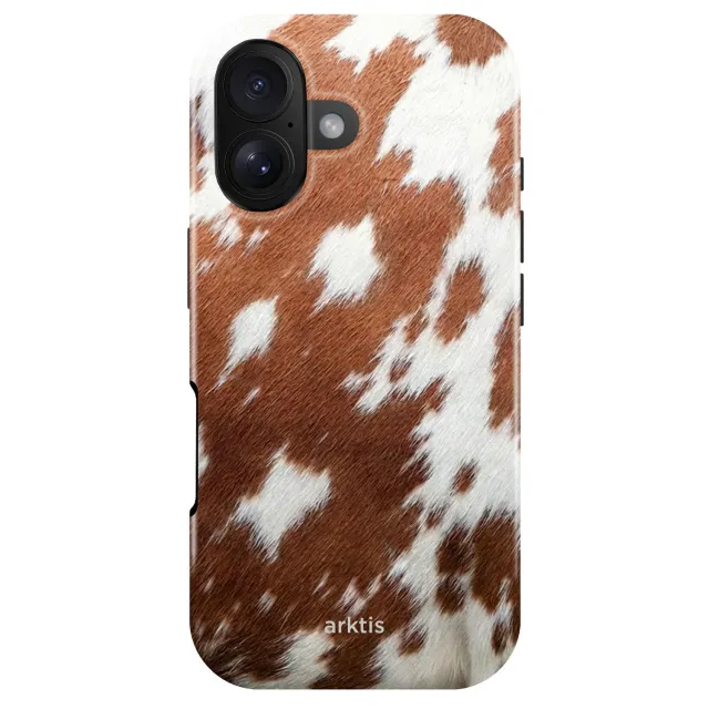 arktis iPhone 17 Hülle Cow Print MagSafe