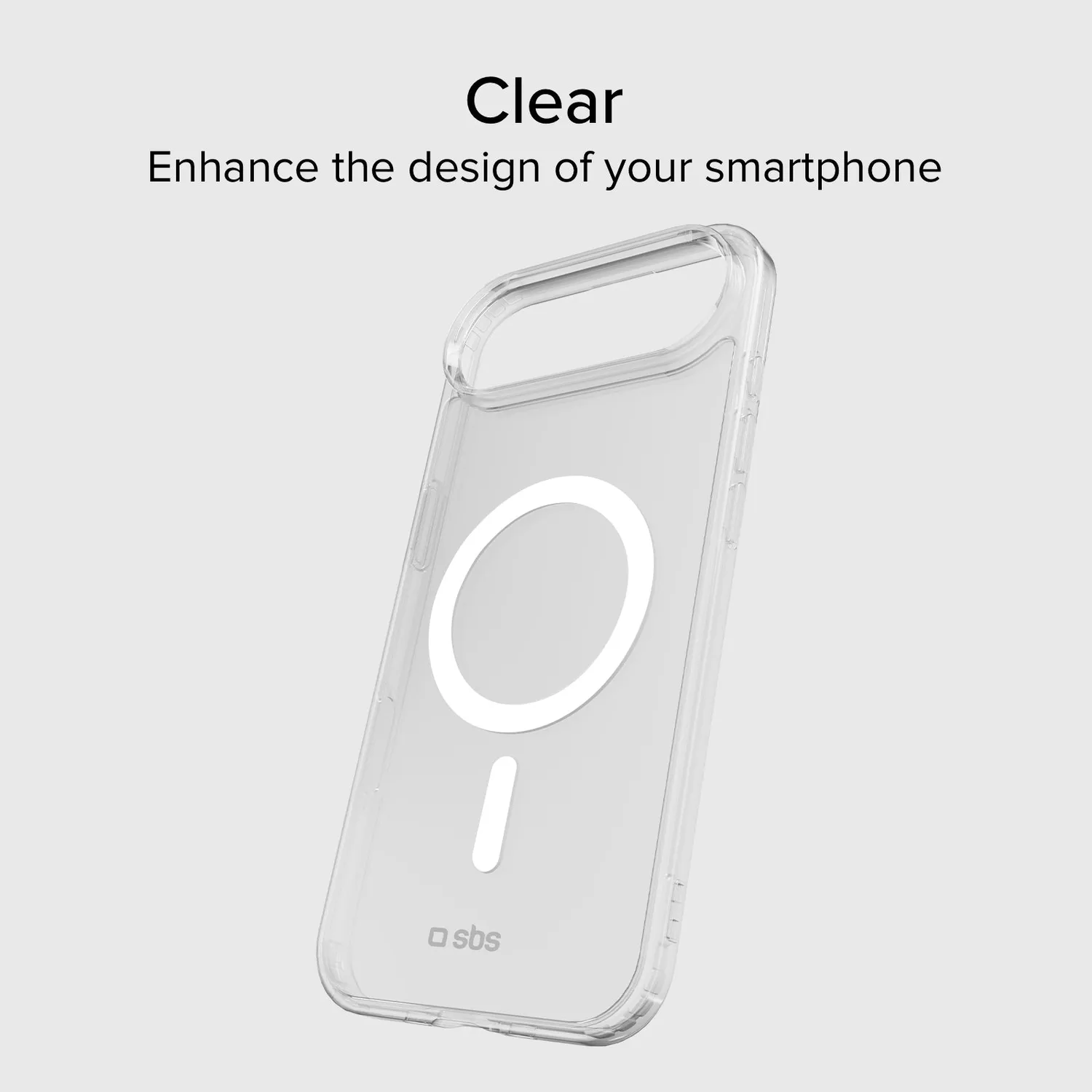 SBS iPhone Air Handyhülle Transparent MagSafe TPU+PC