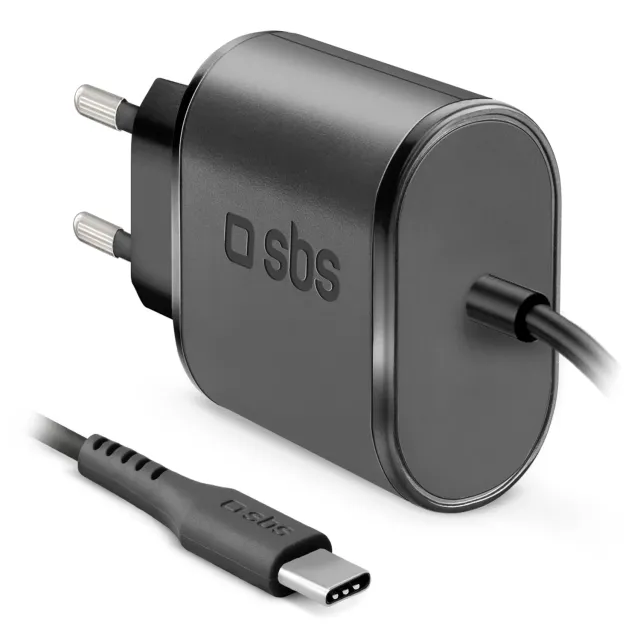 SBS 10W Reise-Ladegerät USB-C Schnellladung