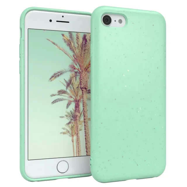 EAZY CASE Bio iPhone SE 8 7 Hülle Grün abbaubar