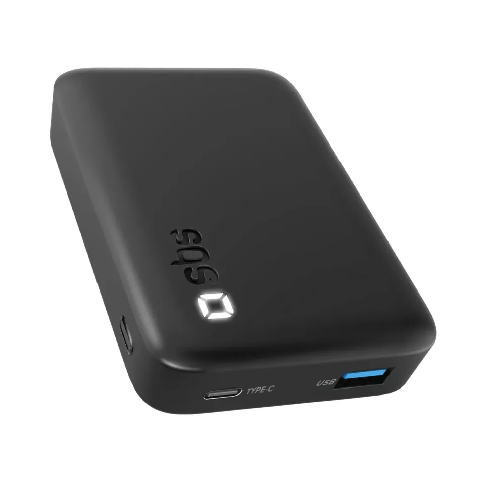 SBS High Density 10000 mAh Powerbank kompakt USB-C