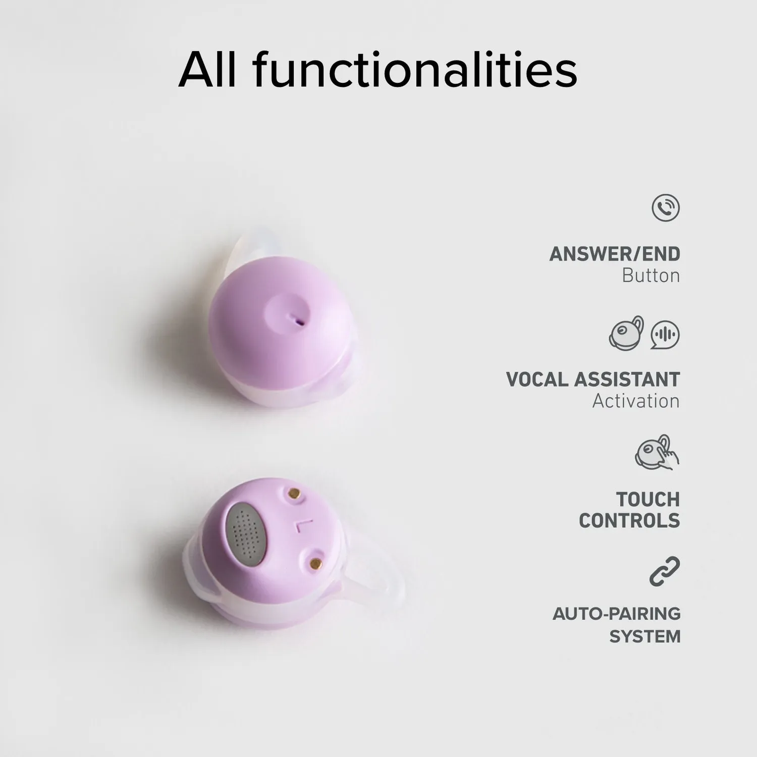 SBS OWS Open-Ear Kopfhörer rosa mit Case