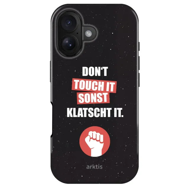 arktis iPhone 17 Hülle Don’t touch MagSafe stoßfest