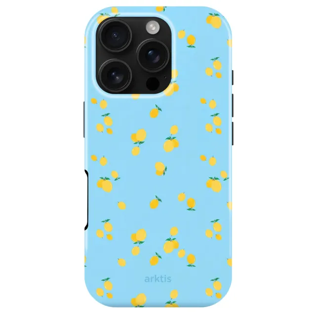 arktis iPhone 16 Pro Max Hülle Summer Lemon MagSafe