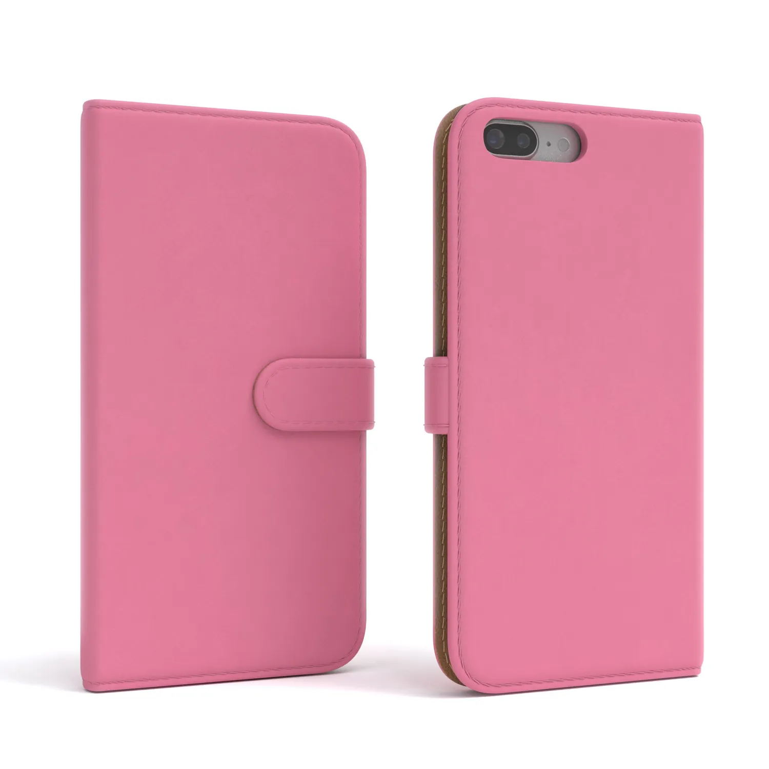 EAZY CASE iPhone 7 Plus 8 Plus Klapphülle Anthrazit Book