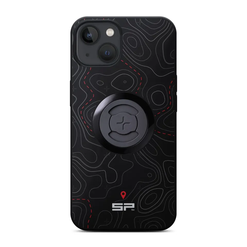 SP Connect Edition Phone Case Topo Lines Handyhülle Rot