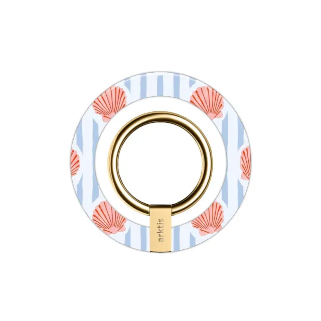 arktis Seashell MagSafe Ringhalter Gold N52 Magnet