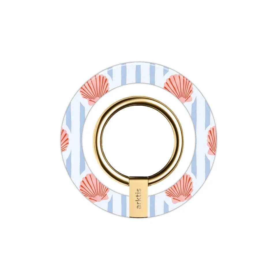 arktis Seashell MagSafe Ringhalter Gold N52 Magnet