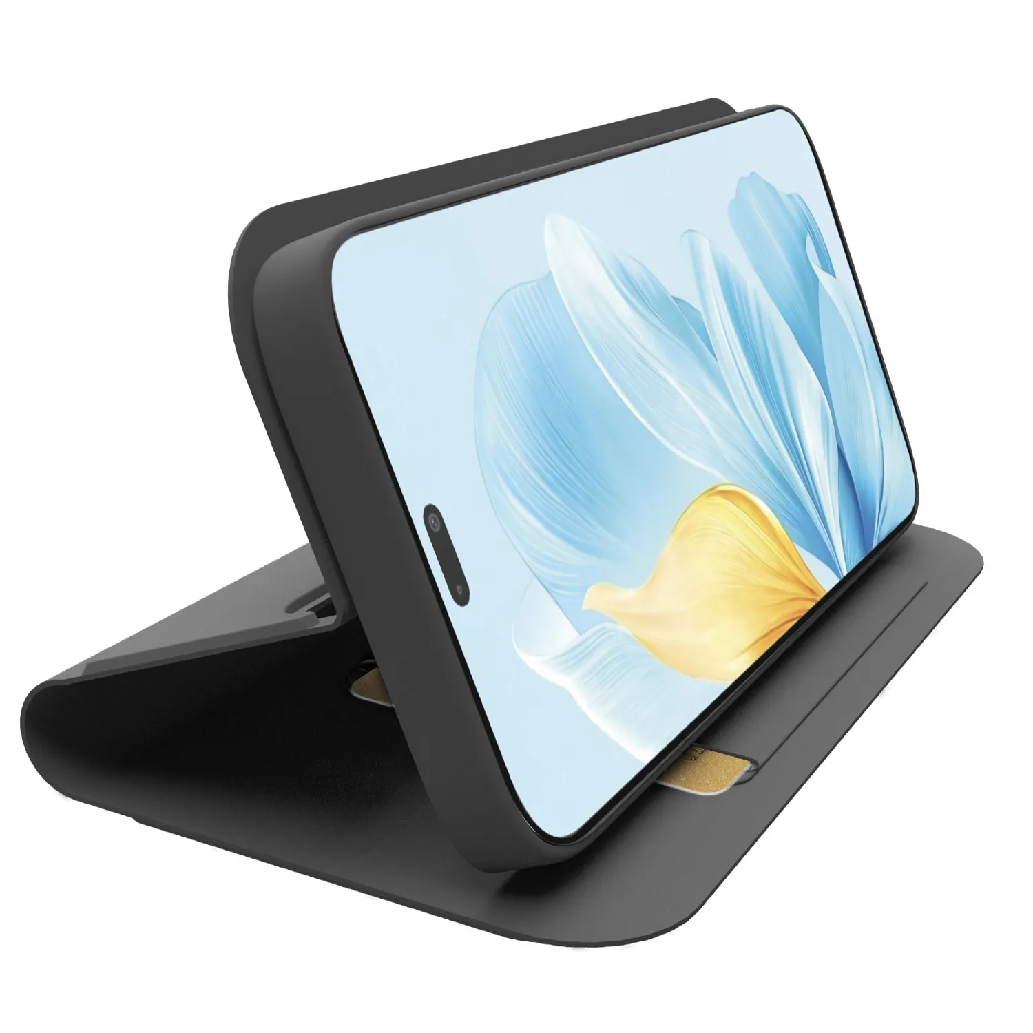 SBS Wallet Smooth Honor 200 Lite Hülle Schwarz Soft-Touch