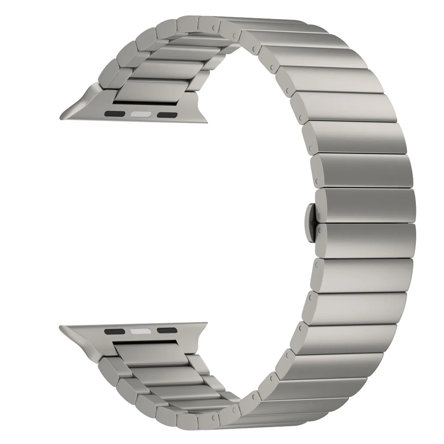 arktisband Phantom Apple Watch Ultra Titanarmband Schwarz
