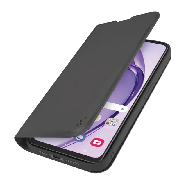 SBS Wallet Smooth Bookcase schwarz für Oppo A40 Kartenfach Stand