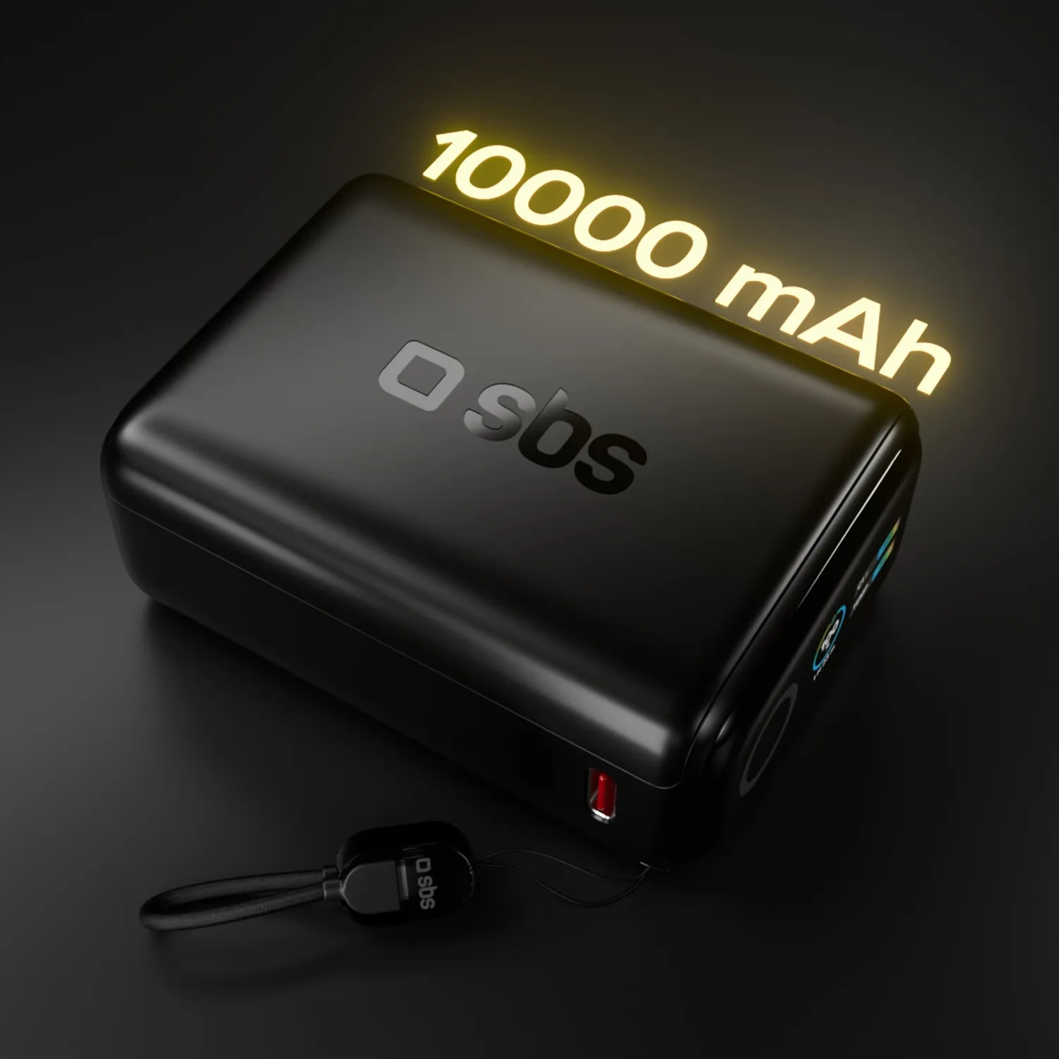 SBS Powerbank 10000mAh 40W PD 3.2 mit Display