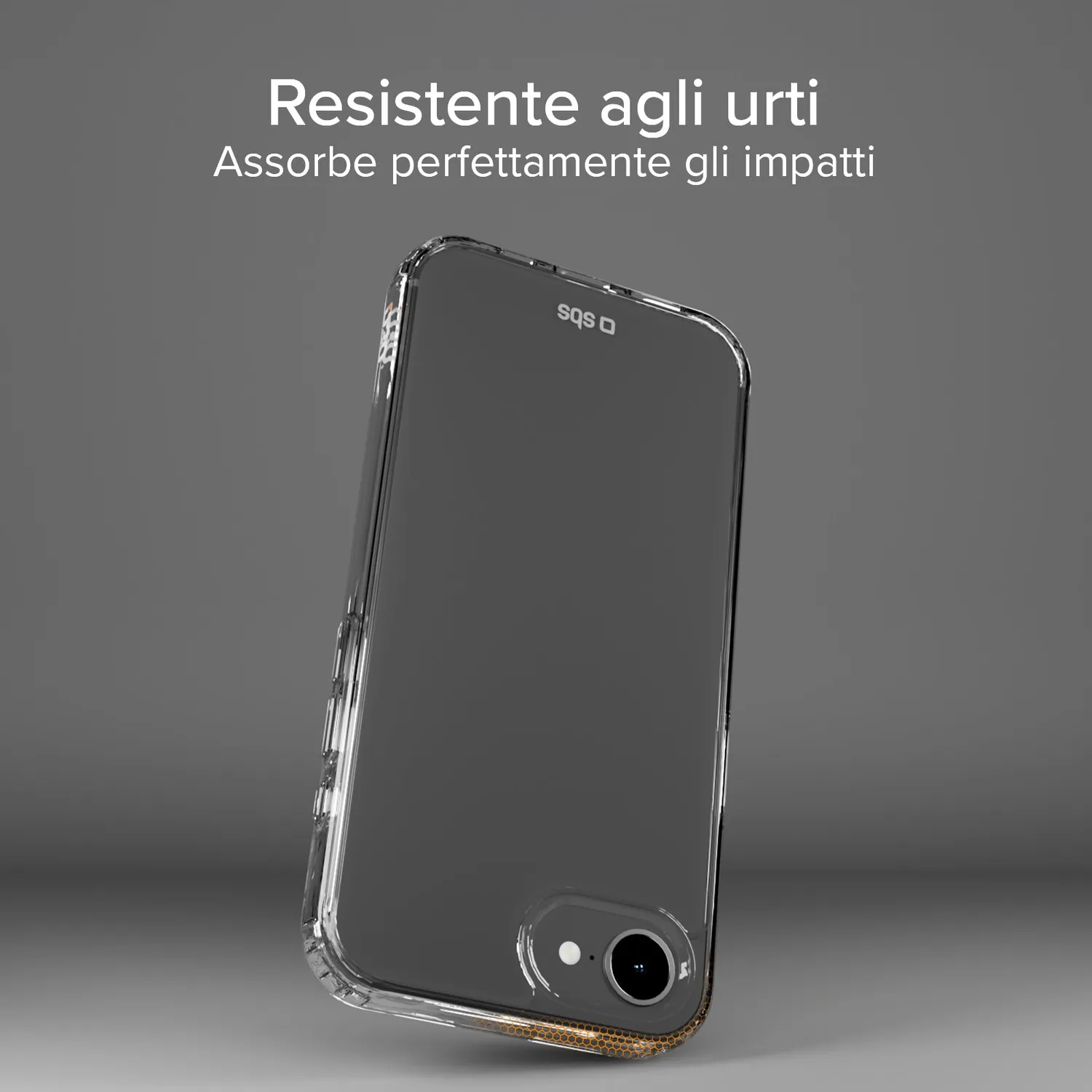 SBS D3O Handyhülle iPhone 16e transparent stoßfest