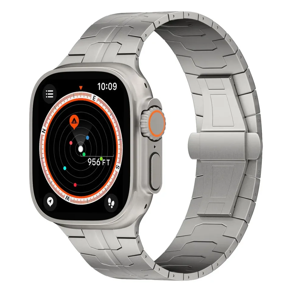 arktisband Titan Aviato Edition Apple Watch Armband Natur Ultra