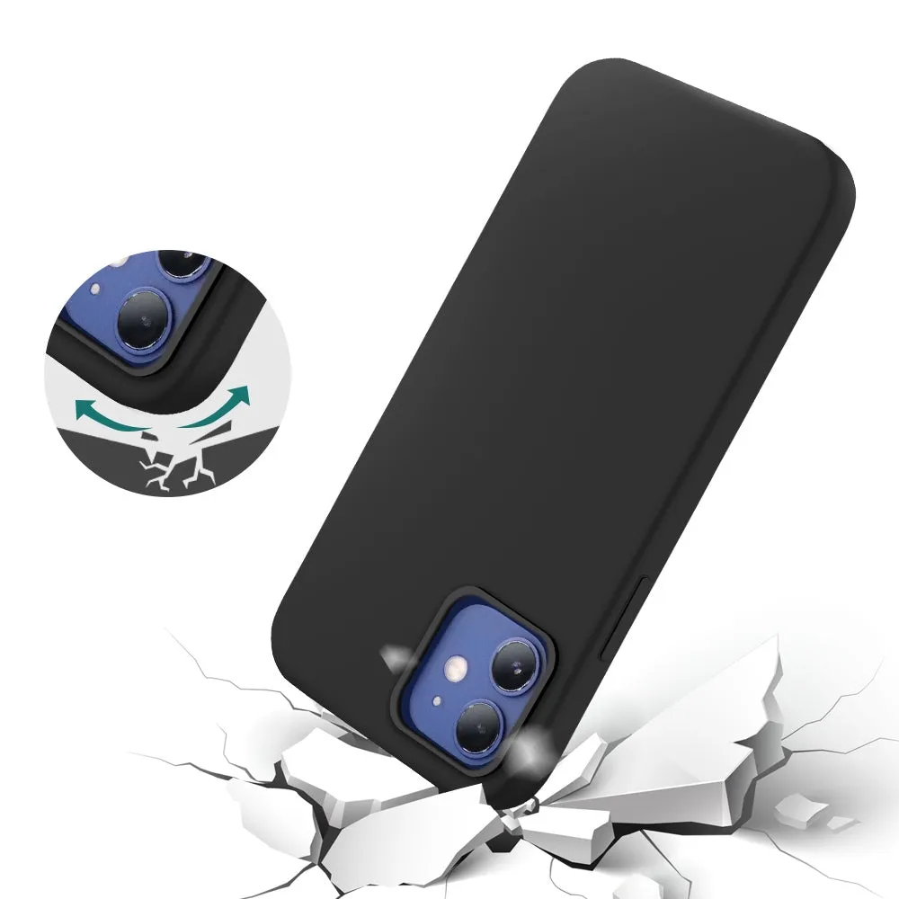arktis Silikon iPhone 13 Pro Hülle MagSafe schwarz