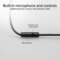 SBS Slight USB-C Kopfhörer faltbar mit Mikrofon