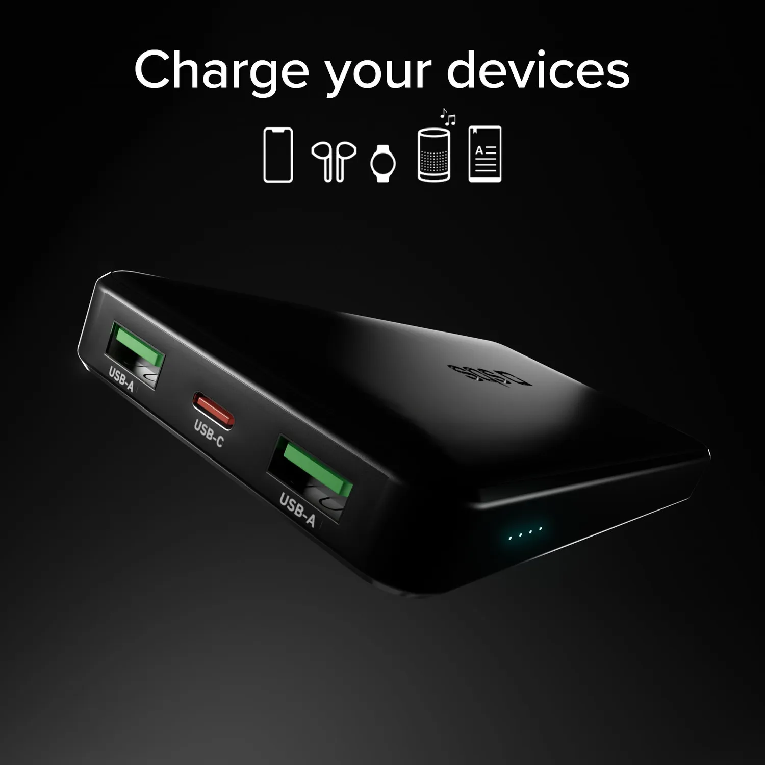 SBS Powerbank 10000 mAh 20W PD mit 3 Anschlüssen