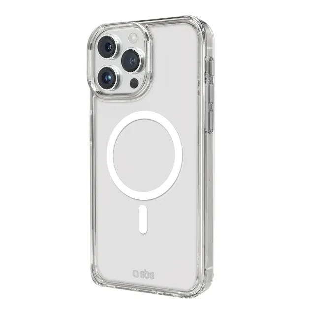SBS iPhone 16 Pro Max Hülle transparent MagSafe