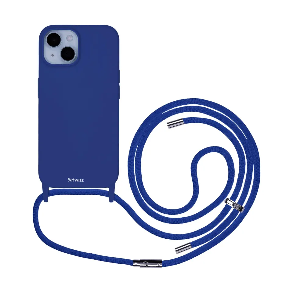 Artwizz HangOn Silicone+CHARGE iPhone 15 Handykette MagSafe