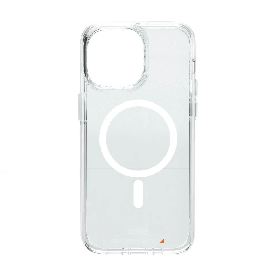 SBS D3O Handyhülle iPhone 15 Plus Transparent MagSafe