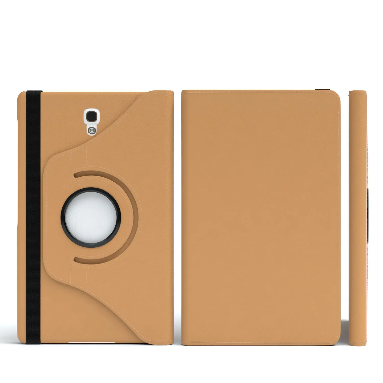 EAZY CASE Galaxy Tab 2 7.0 Tablethülle Hellbraun 360° drehbar