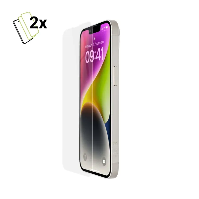 Artwizz SecondDisplay iPhone 14/13 Panzerglas 2er Pack klar