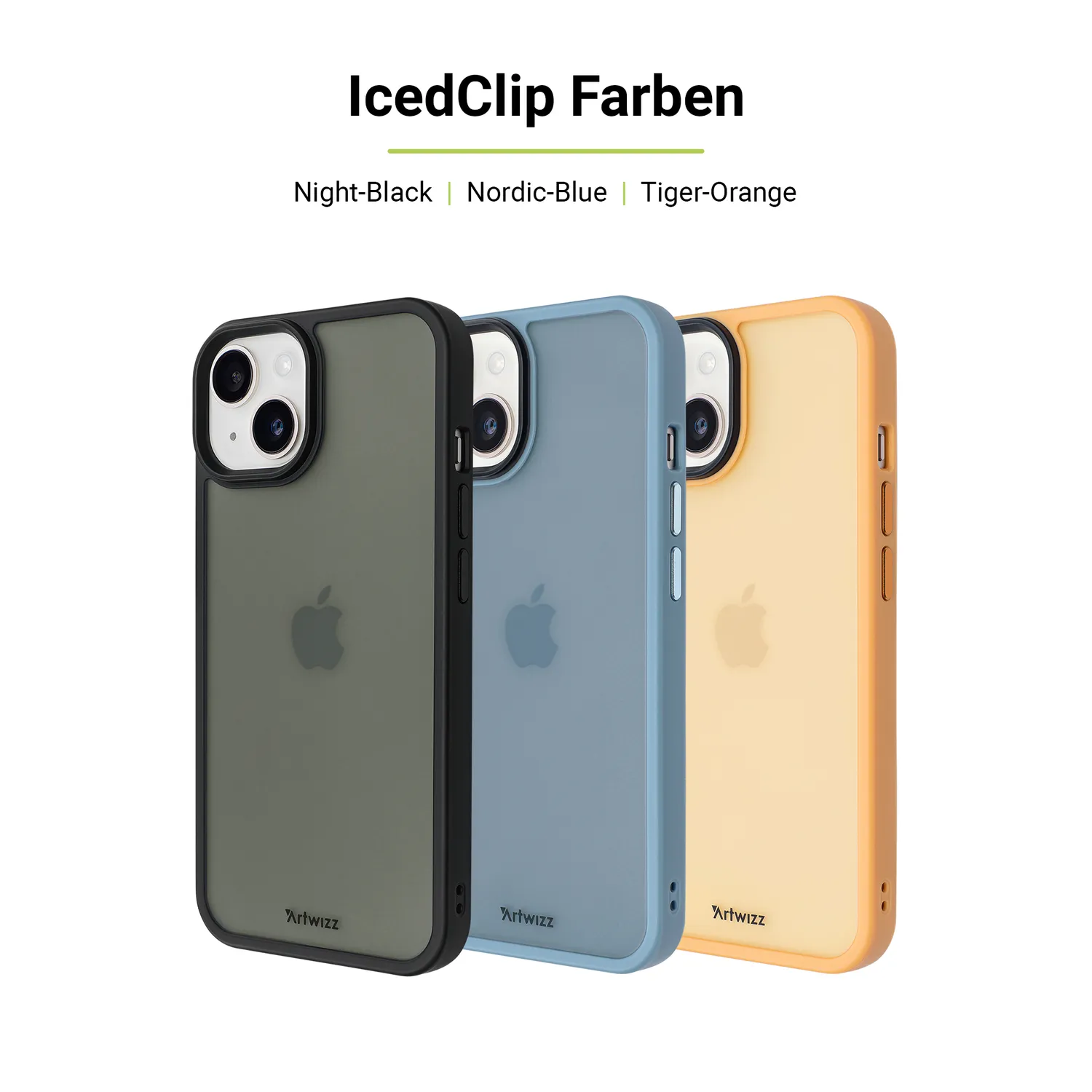 Artwizz IcedClip iPhone 14 Plus Hülle matt transluzent