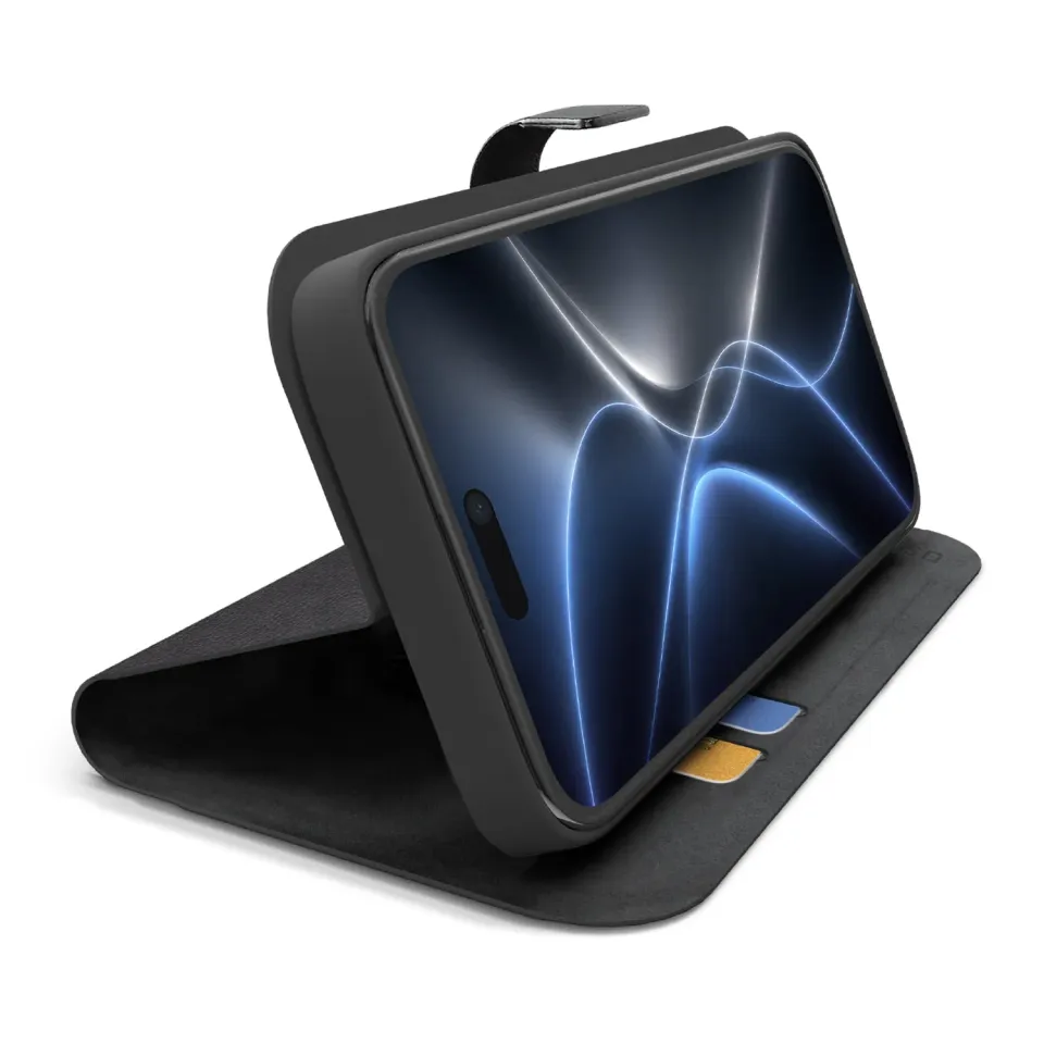 SBS iPhone 17 Pro Book Cover Handyhülle Schwarz Magnet