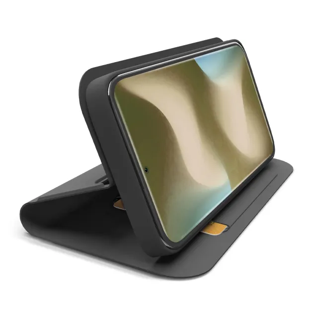 SBS Wallet Smooth Klapphülle Redmi 15 Pro 4G Schwarz Stand