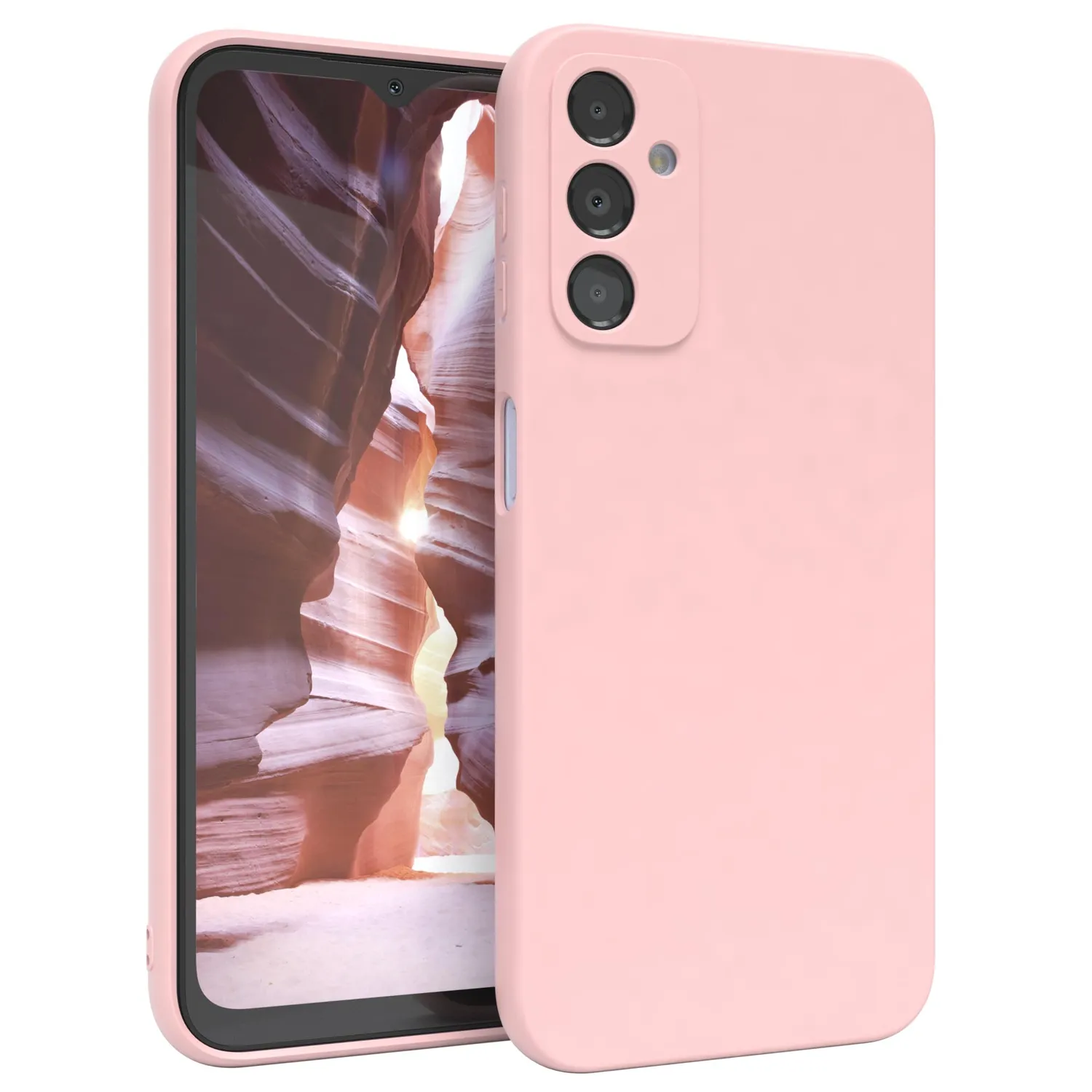 EAZY CASE Galaxy A14 5G Klapphülle Schwarz Book Standfunktion