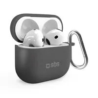 SBS Apple AirPods 4 Silikonhülle mit Karabiner