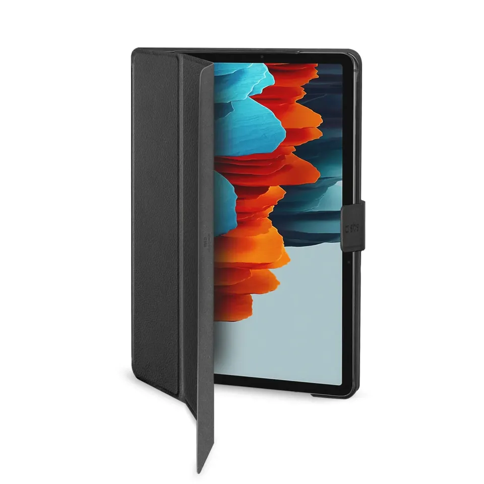 SBS Trio Tablet Hülle Samsung Galaxy Tab S7 schwarz Bookcover