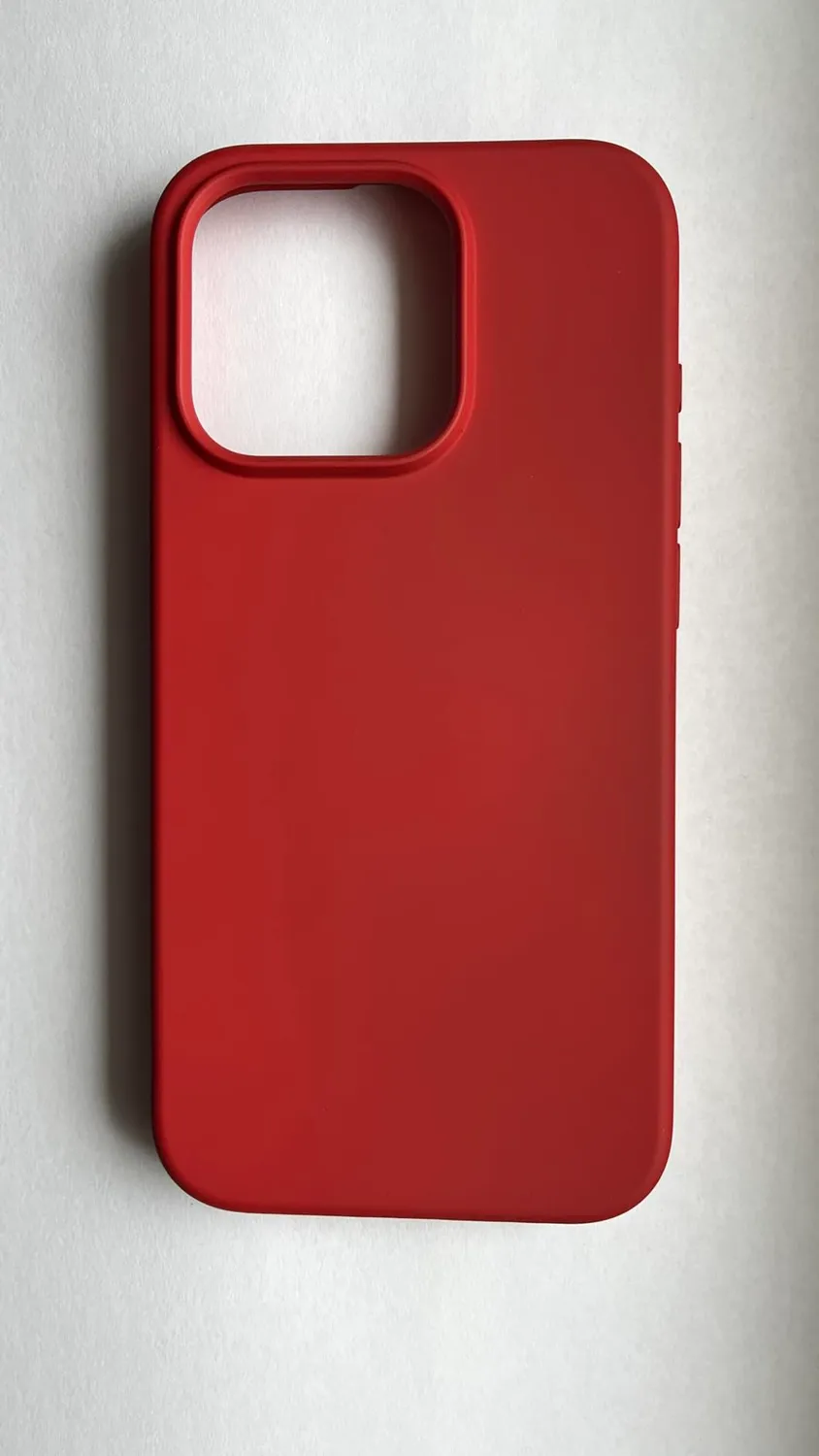 EAZY CASE iPhone 15 Silikonhülle Violett matt stoßfest