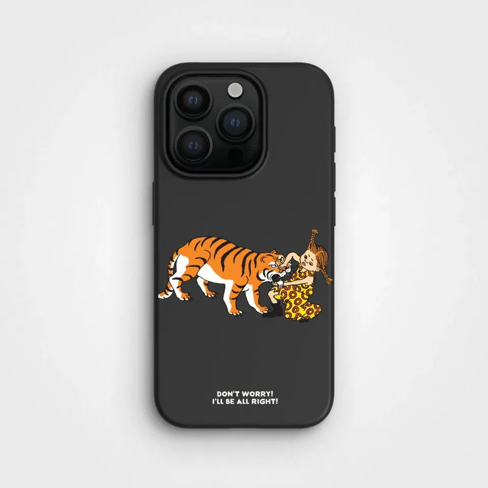 agood company PLNTPRTCT iPhone 15 Pro Handyhülle Pippi I'll be all right