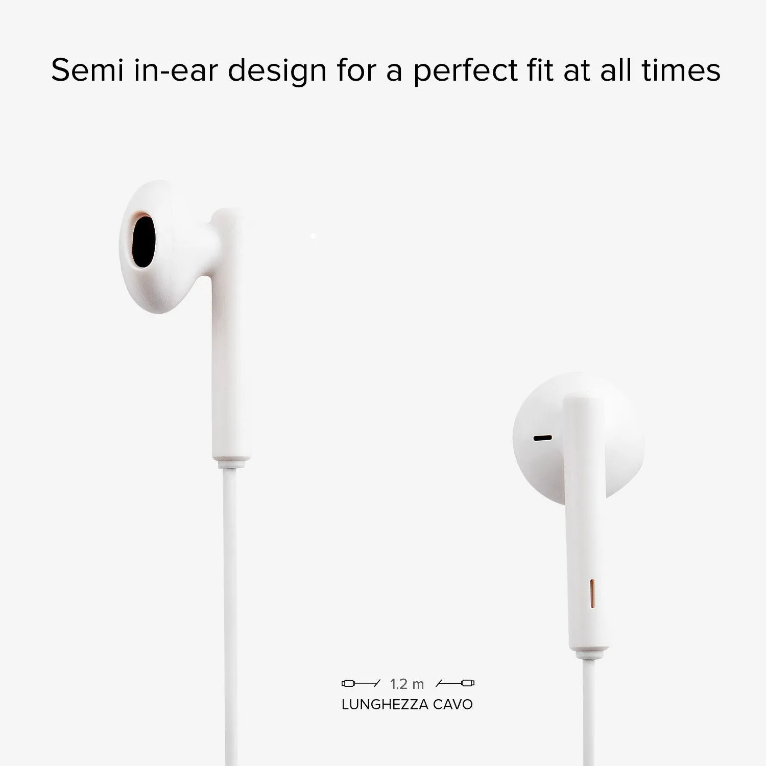 SBS Studio Mix 65 Lightning Kopfhörer weiß semi in-ear