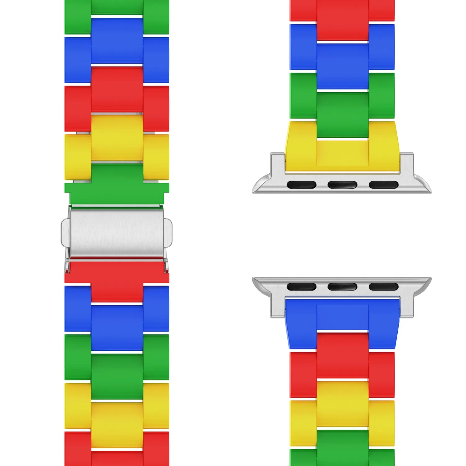 arktis Pixel Band Apple Watch Armband Pastell 49/46/45/44 mm Acrylglas