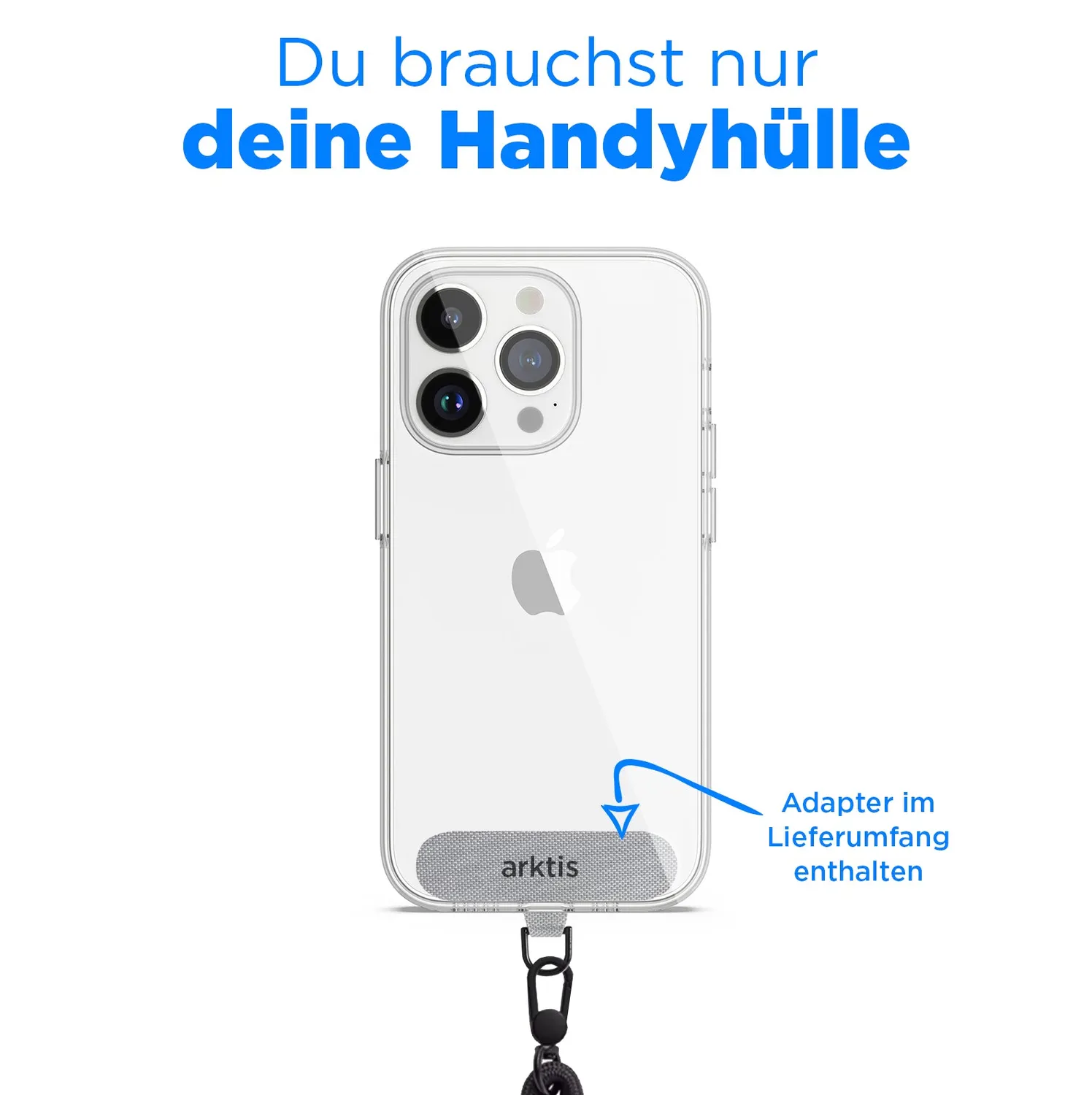 arktis Lanyard Handykette Handgelenk Polyester 40 cm