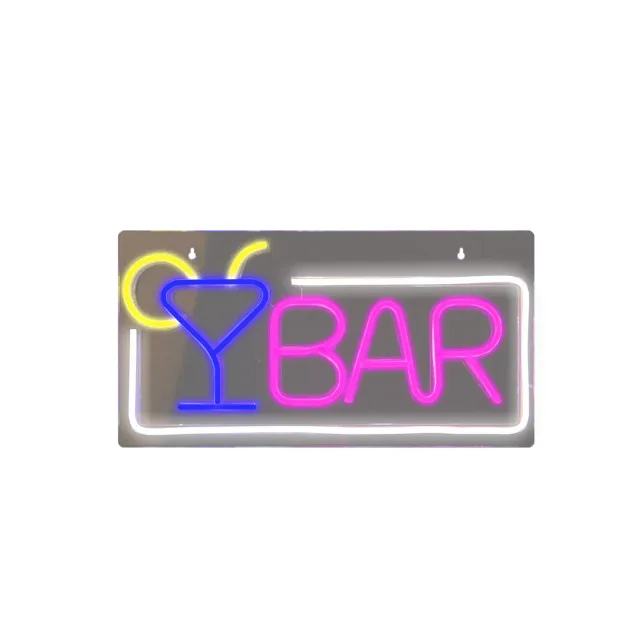 SBS Chill Time Ready LED Neon Schild BAR 42x22 cm USB