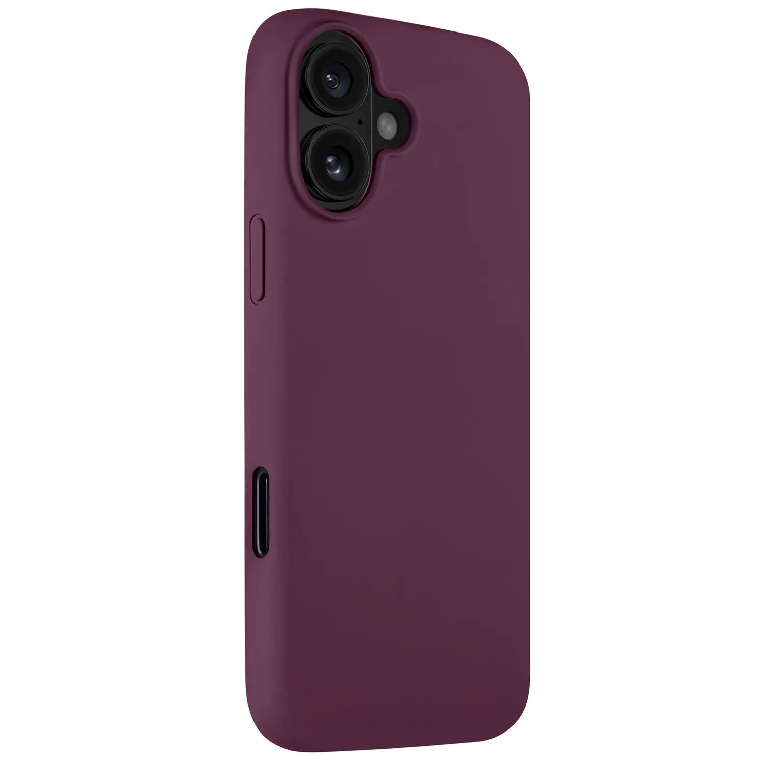 arktis Silikon iPhone 16 Hülle schwarz griffig