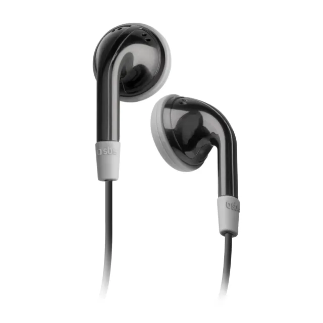 SBS Duo Kabel-Ohrhörer 3,5mm Stereo mit Mikro